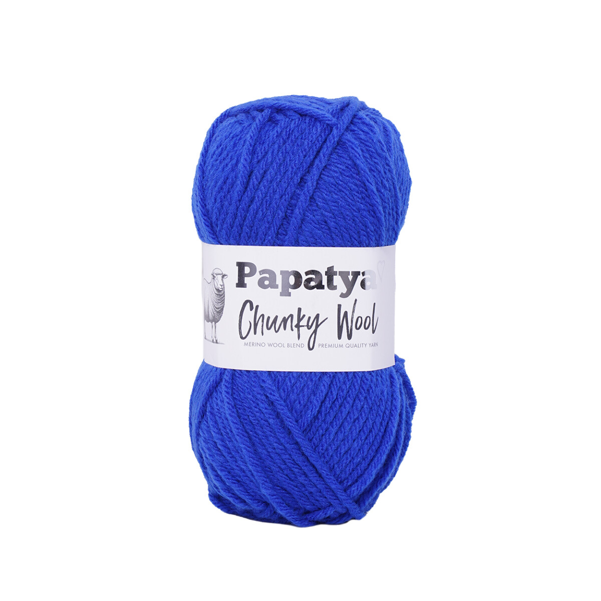 chunky wool - azul francia 