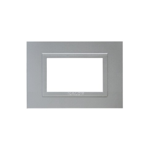 PLACA 3 MOD. ZEN METAL PLATA PLACA 3 MOD. ZEN METAL PLATA