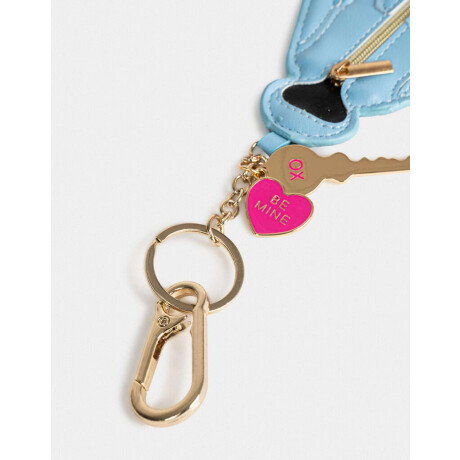 Llavero Y Charm De Campera De Pu Azul Celeste