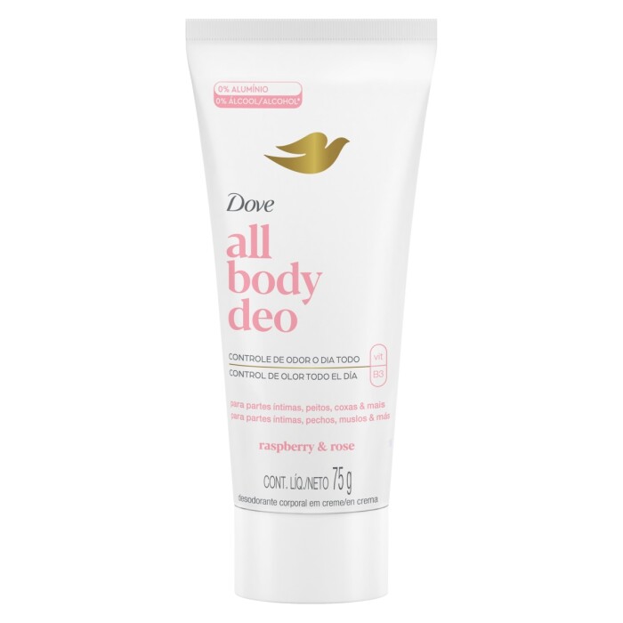 DOVE DEO CREAM AOB RASPBERRY X 75GR única