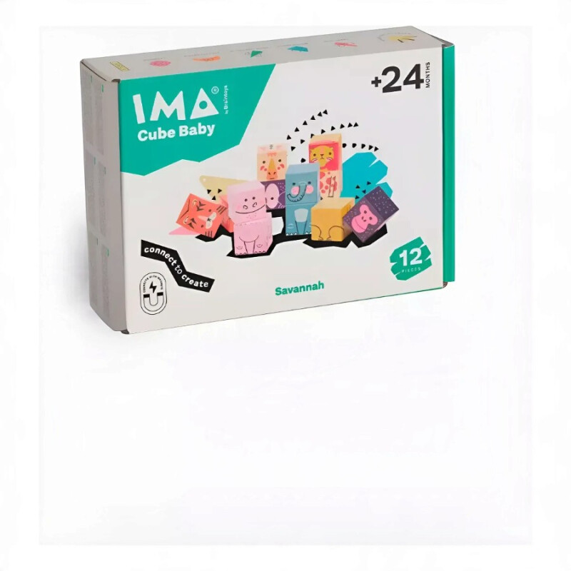 Cubos Magnéticos Imanix Savannah 12 Piezas Cubos Magnéticos Imanix Savannah 12 Piezas