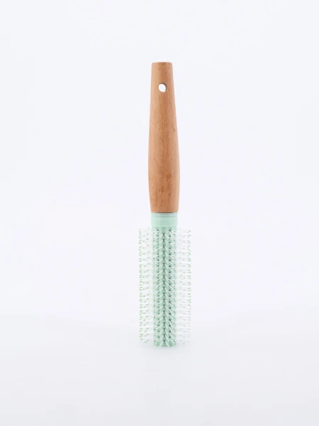 CEPILLO REDONDO WOOD VERDE AQUA