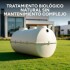 Tanque Fosa Pozo Cámara Séptica Impermeable 2500L 2.50x1 Mts Color Blanco