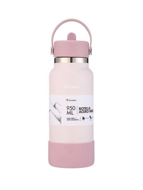 Botella Flow 950ml Rosado