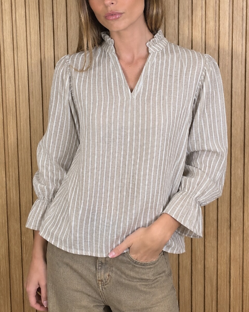 Blusa Copenhague - Raya beige mediana 
