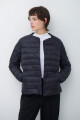 CAMPERA PLUMAS NEGRO