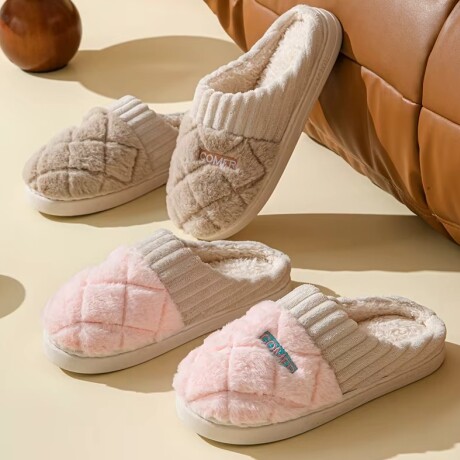 Pantufla de Felpa Super Abrigadas Antideslizante Unisex Celeste
