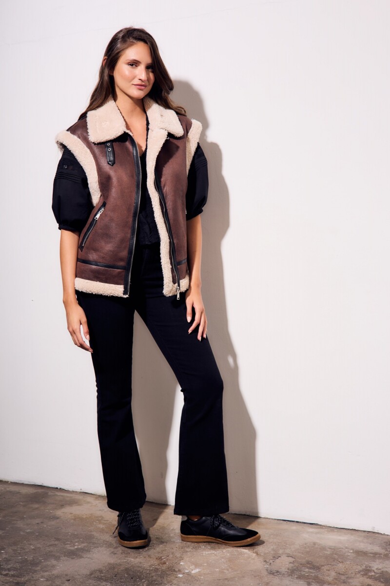 Chaleco Gamulan Marron