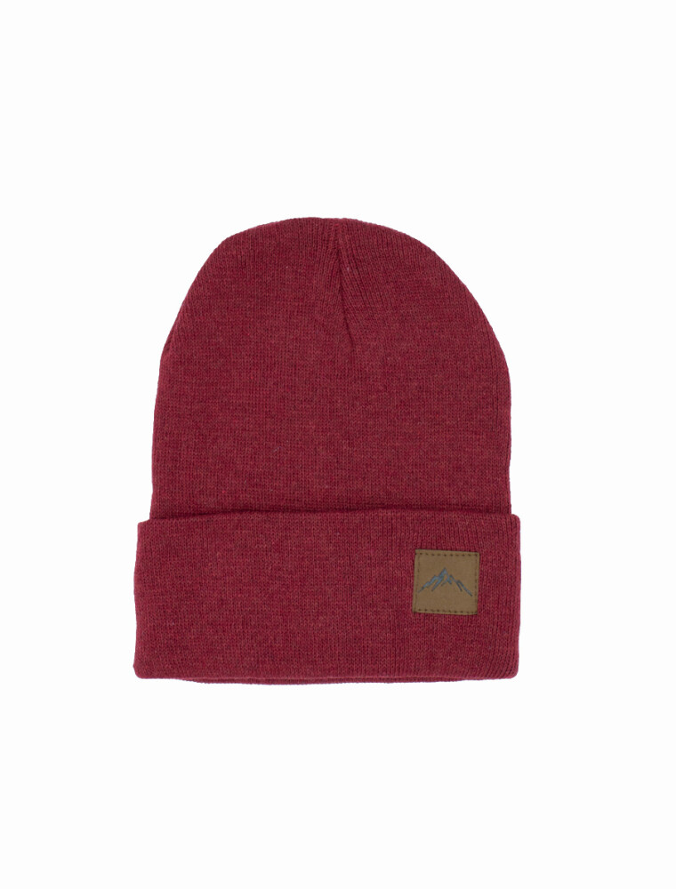 Gorro Liso de Punto Bordo