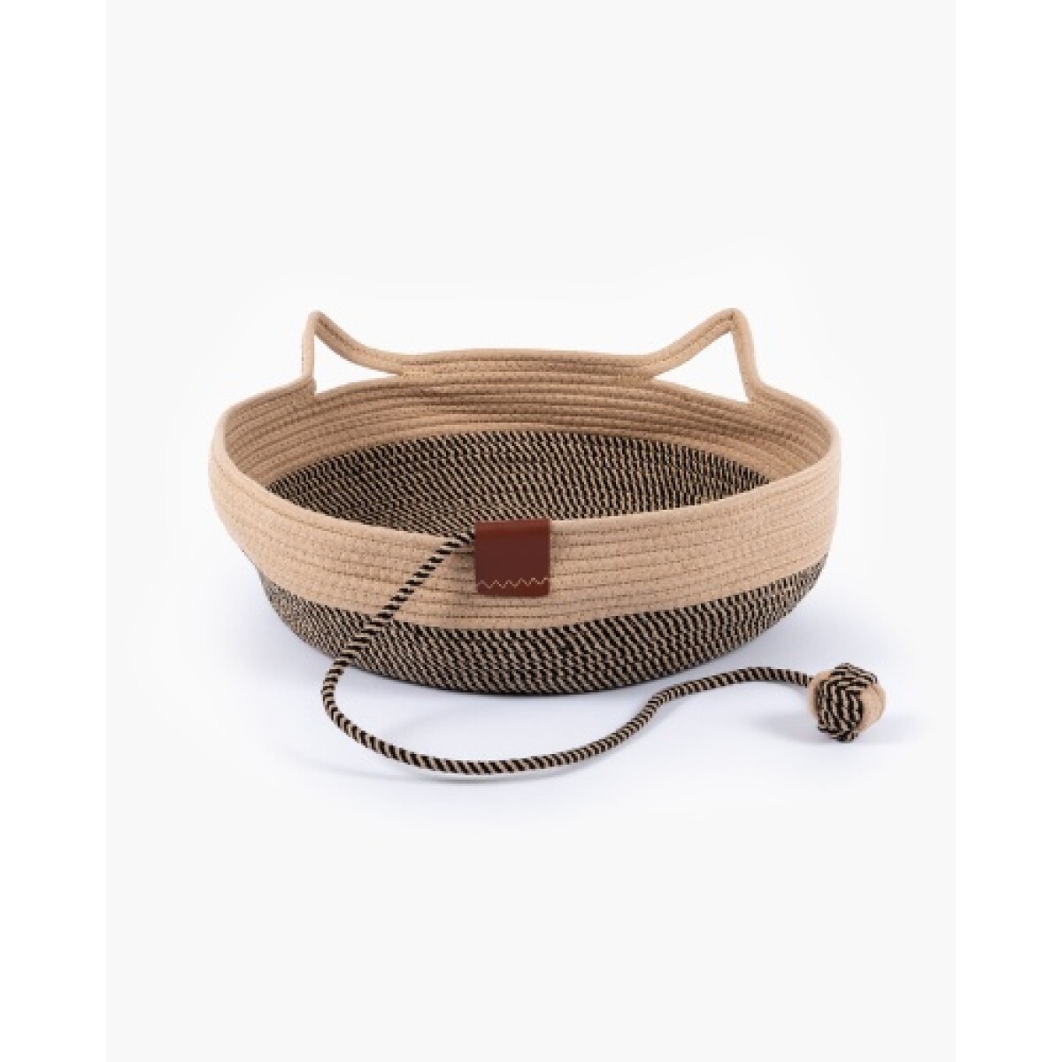 Cama/Cesto tejido c/cuerda CAT GREY, 45*15cm - Cama/cesto Tejido C/cuerda Cat Grey, 45*15cm 