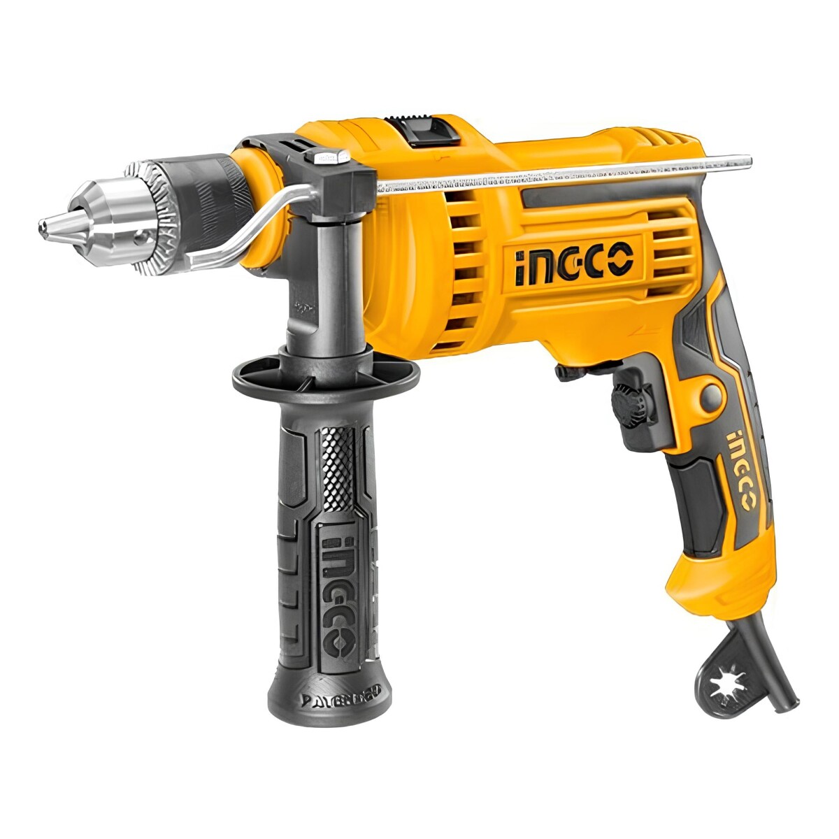 Taladro con percutor Ingco 810W 13mm 2750RPM - Amarillo 