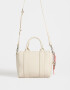 City Cartera City Con Charm - Blanco Crudo