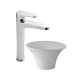 Griferia De Lavatorio Alto Linea Dalia Fv Monocomando Cromo 000