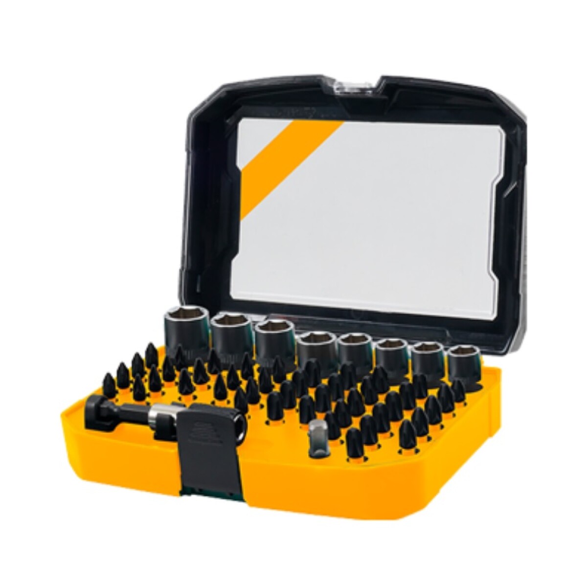 DINGQI JUEGO 54 PIEZAS DE PUNTAS DE IMPACTO & DADOS & ADAPTADOR 