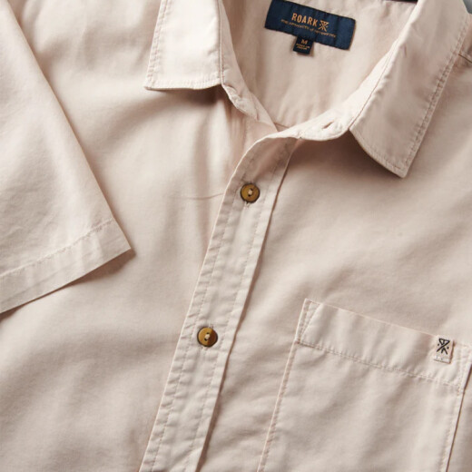 Camisa Roark Made To Fade - Beige Camisa Roark Made To Fade - Beige