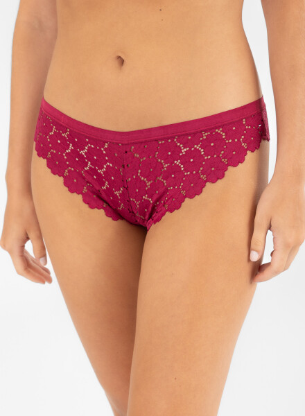 Bikini pali Bordeaux oscuro