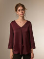 Blusa Litien Cereza Oscuro