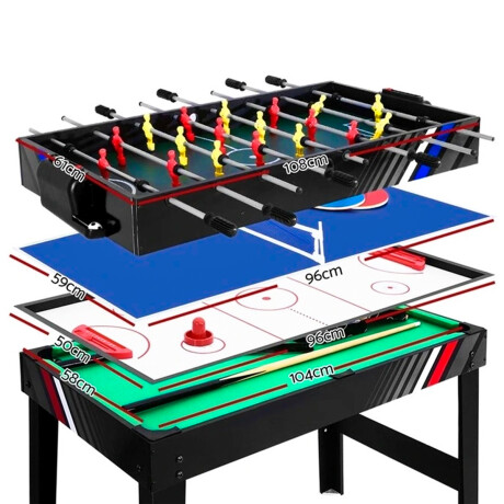 Futbolito 4en1 Ping Pong Billar Hockey Tejo Calidad Jug010006