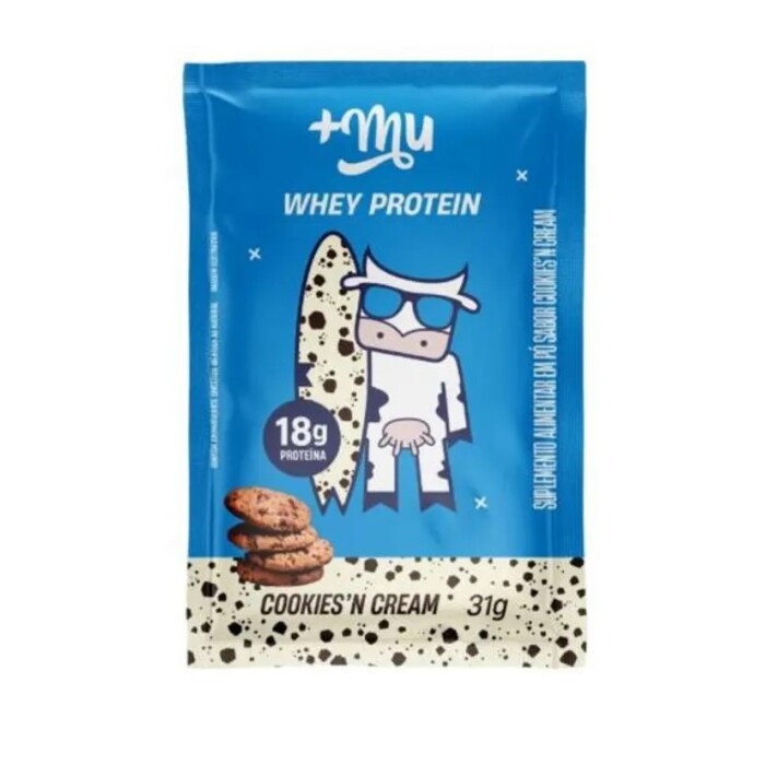 MAIS MU WHEY PROTEIN SACHET COOKIES 35G única
