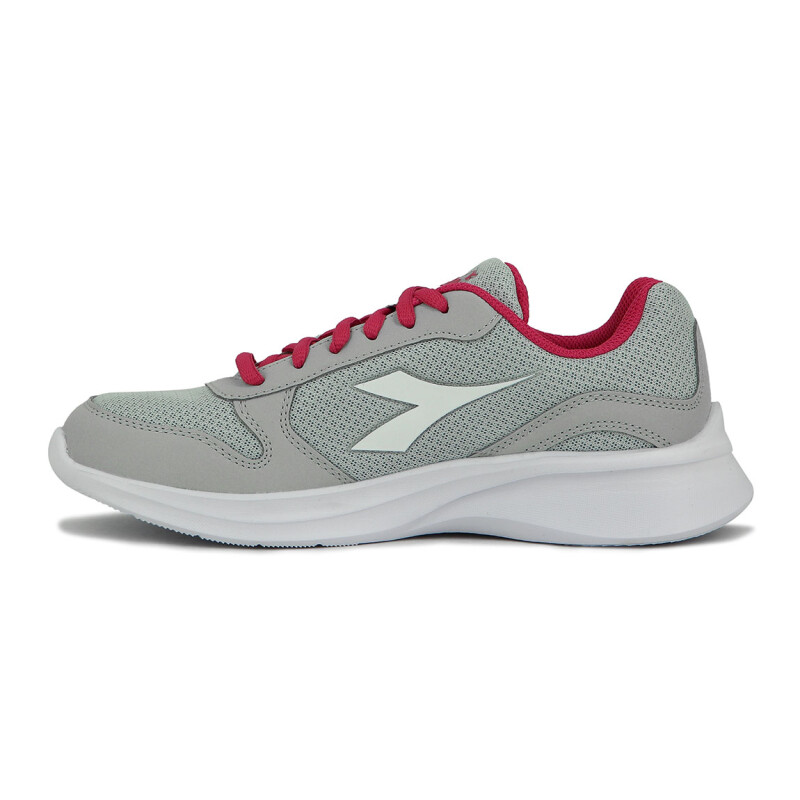 Diadora Champion Mujer Running Robin 4 W Gris-fucsia