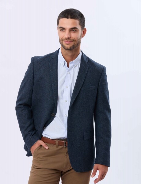 SACO SPORT DE LANA Piedra