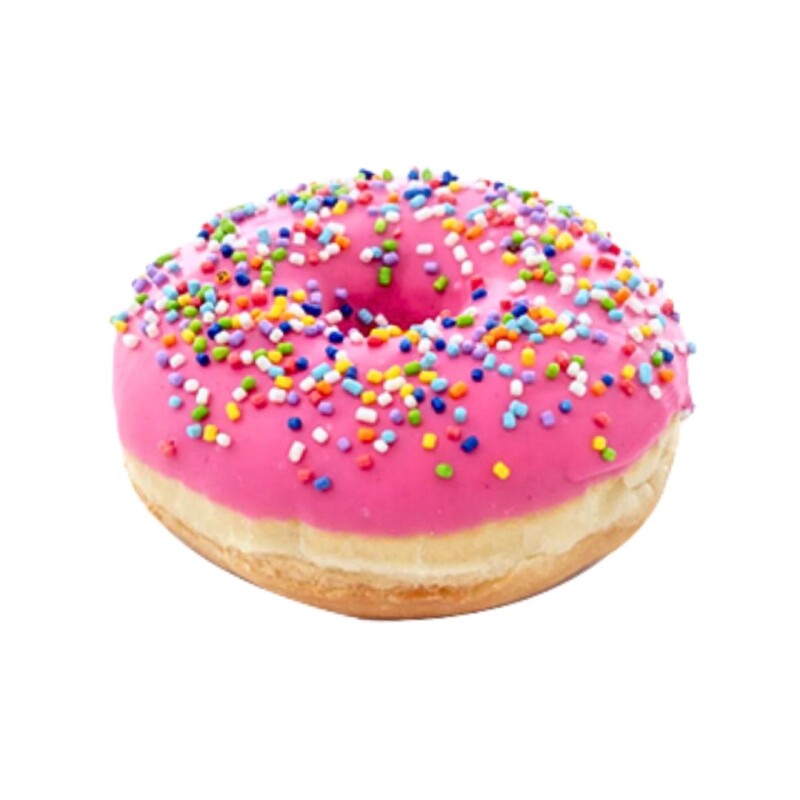 Donut rosa DDL c/granas Gecé - 12 ud. - 900 g Donut rosa DDL c/granas Gecé - 12 ud. - 900 g