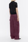 PANTALÓN FLUIDO CARGO Bordo
