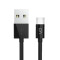 Cable Da Micro Usb Cabezal Plano Negro