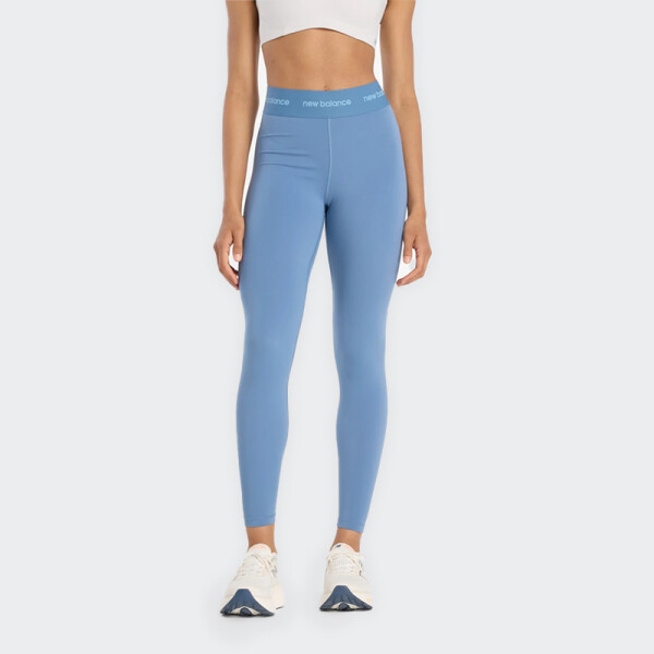 Calza New Balance High Rise 25 Azul