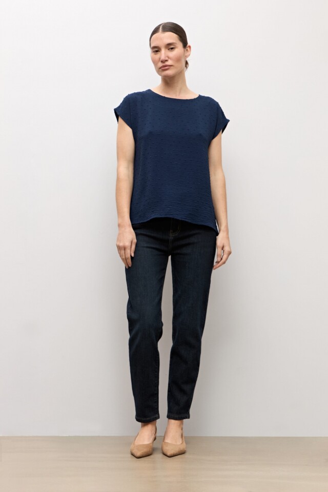 Blusa plumeti azul marino