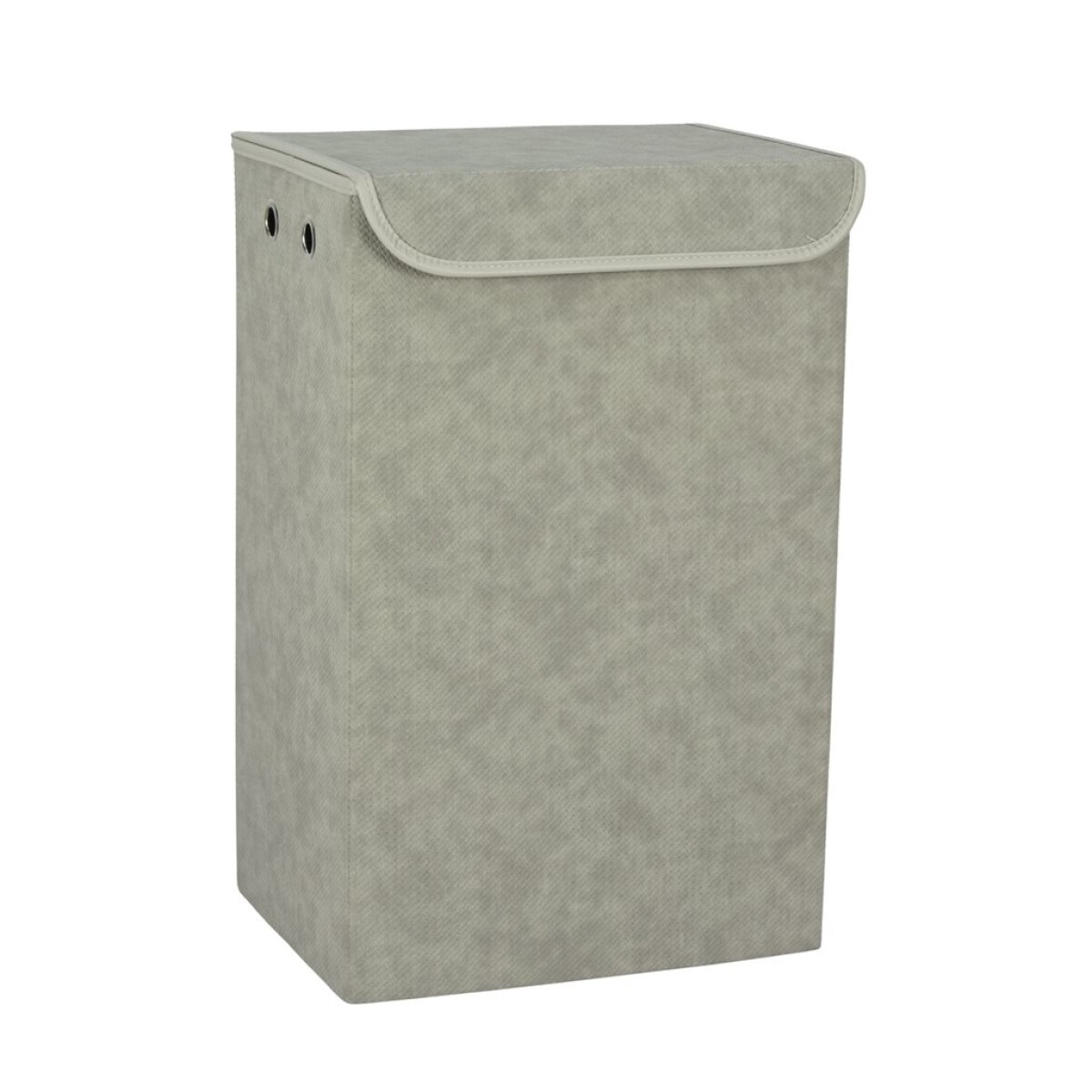 CESTO P/ROPA PLEGABLE C/TAPA 38X28XH60CM PU GRIS 