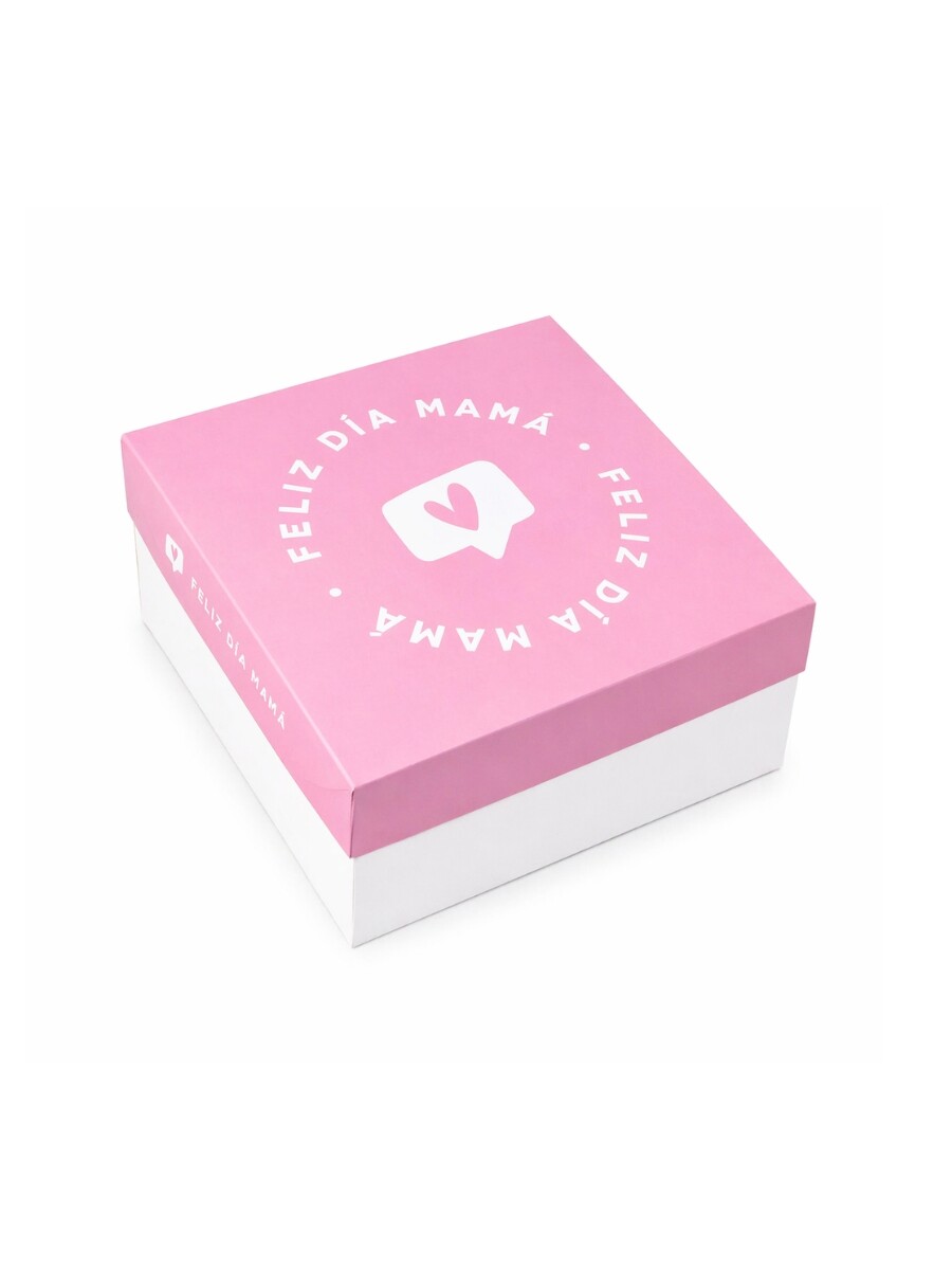 CAJA DE REGALOS DÍA DE LA MADRE - SIN VISOR - rosa 