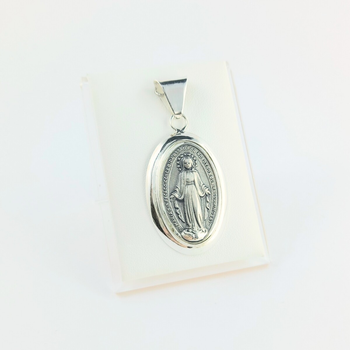 Medalla de la Virgen Milagrosa en plata 925. Ideal para CUNERO. 