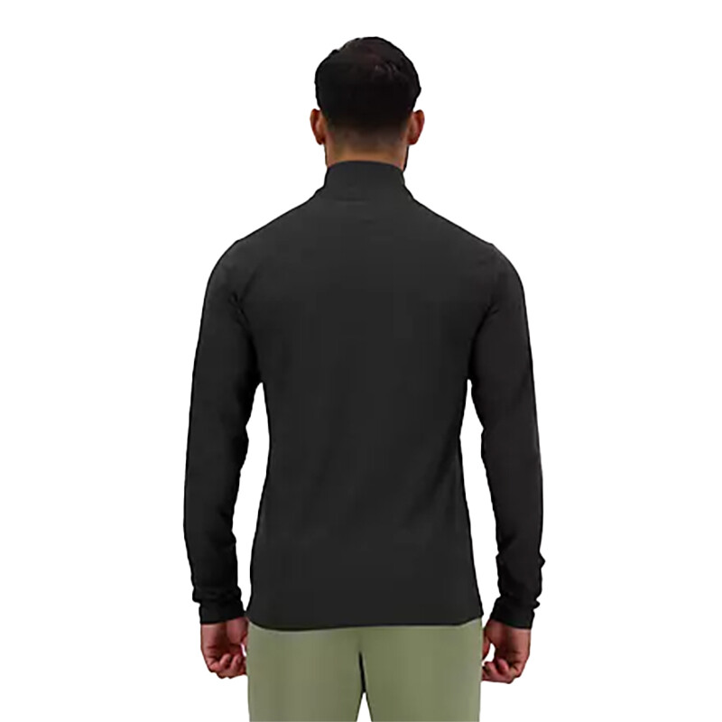 Buzo New Balance Space Dye 1/4 ZIP Negro