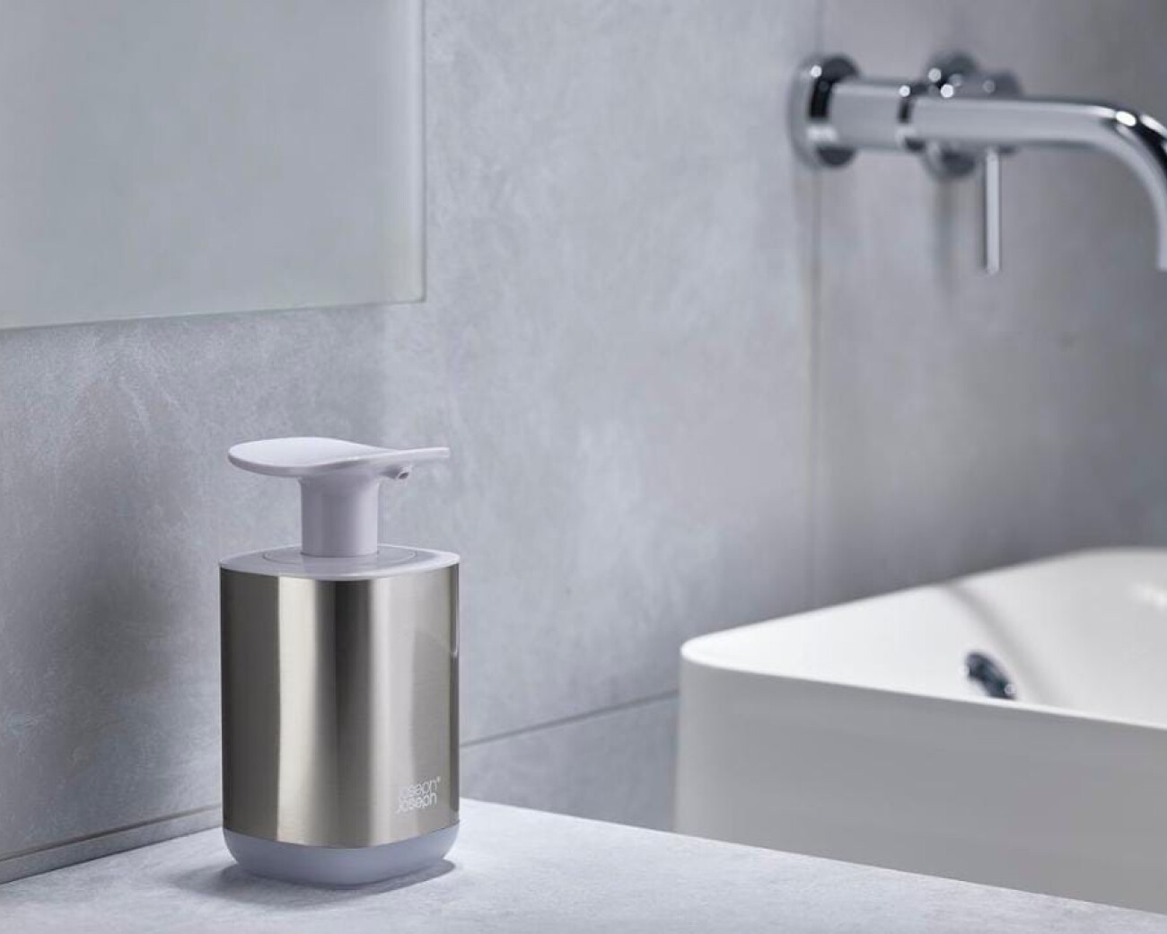 Dispensador de jabón higiénico de acero inoxidable – 350 ml Dispensador de jabón higiénico de acero inoxidable – 350 ml