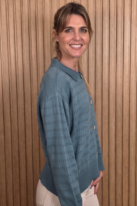Cardigan Catalina Tourquesa