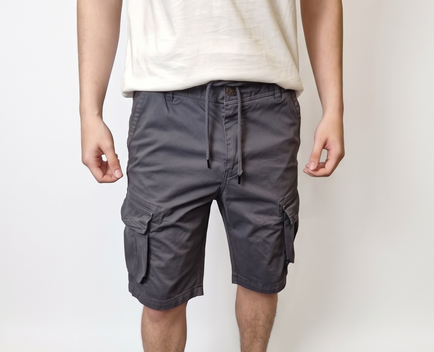 Bermuda Jogger Cargo - Grey 