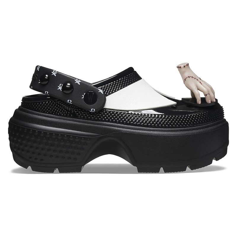 Crocs Wednesday Stomp Negro