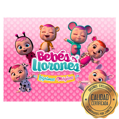 Lámina Bebe Llorones Rect.