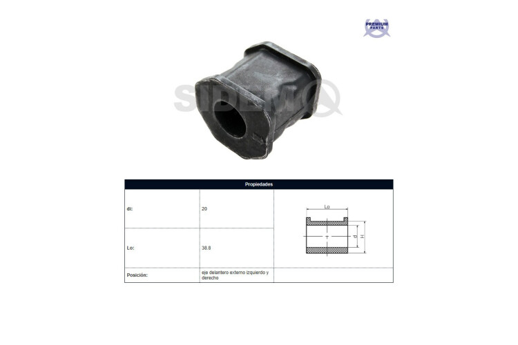 Buje Mitsubishi L200 01-06 Der/Izq Buje Mitsubishi L200 01-06 Der/Izq