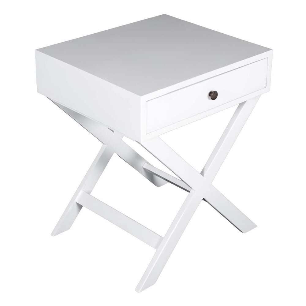 MESA DE LUZ MADERA-DE-MANGO BLANCO JUKE