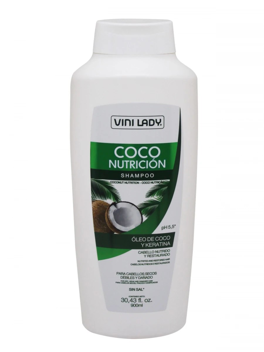 SHAMPOO VINI LADY S/SAL 900ML COCO 