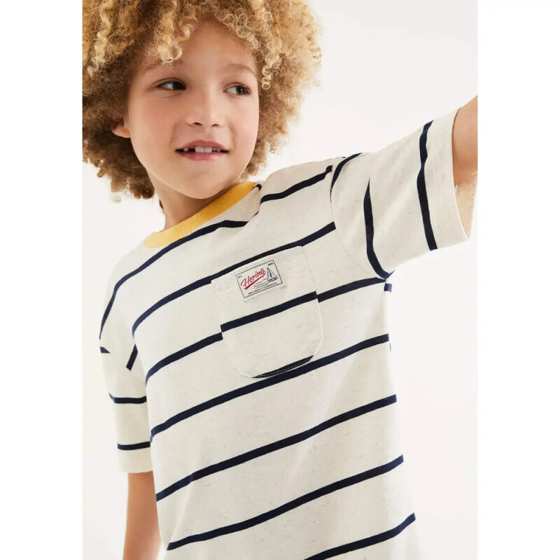 CAMISETA MM AZUL CARIBE/CHUMBO/BLANCO