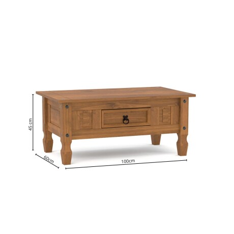Mesa de living Linea Naturale Roble