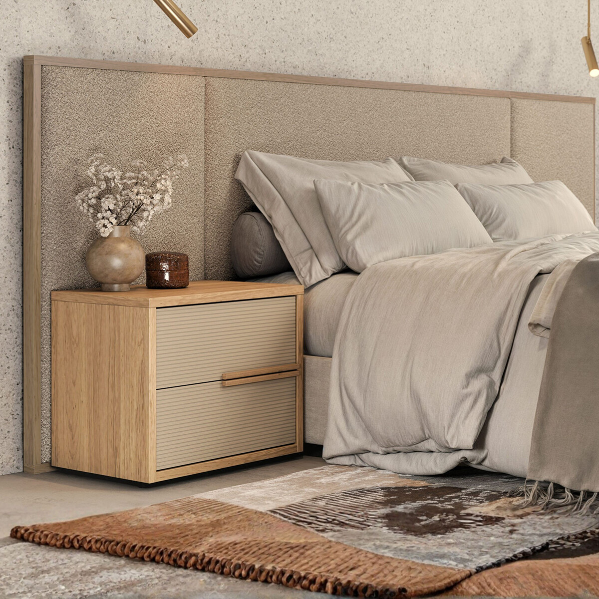 Respaldo 2 plazas Gael - Moderna - Hanover 