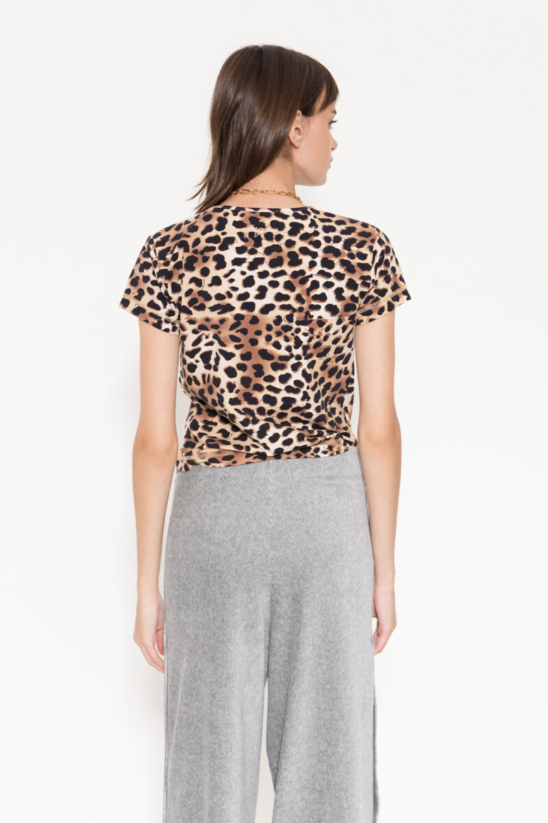 Remera Animal Leopardo