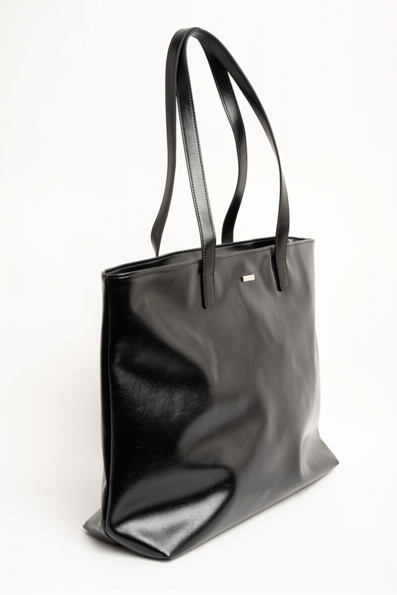 Travel Bag Cuero Vegano Negro