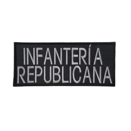 Parche bordado para chaleco Infantería Republicana