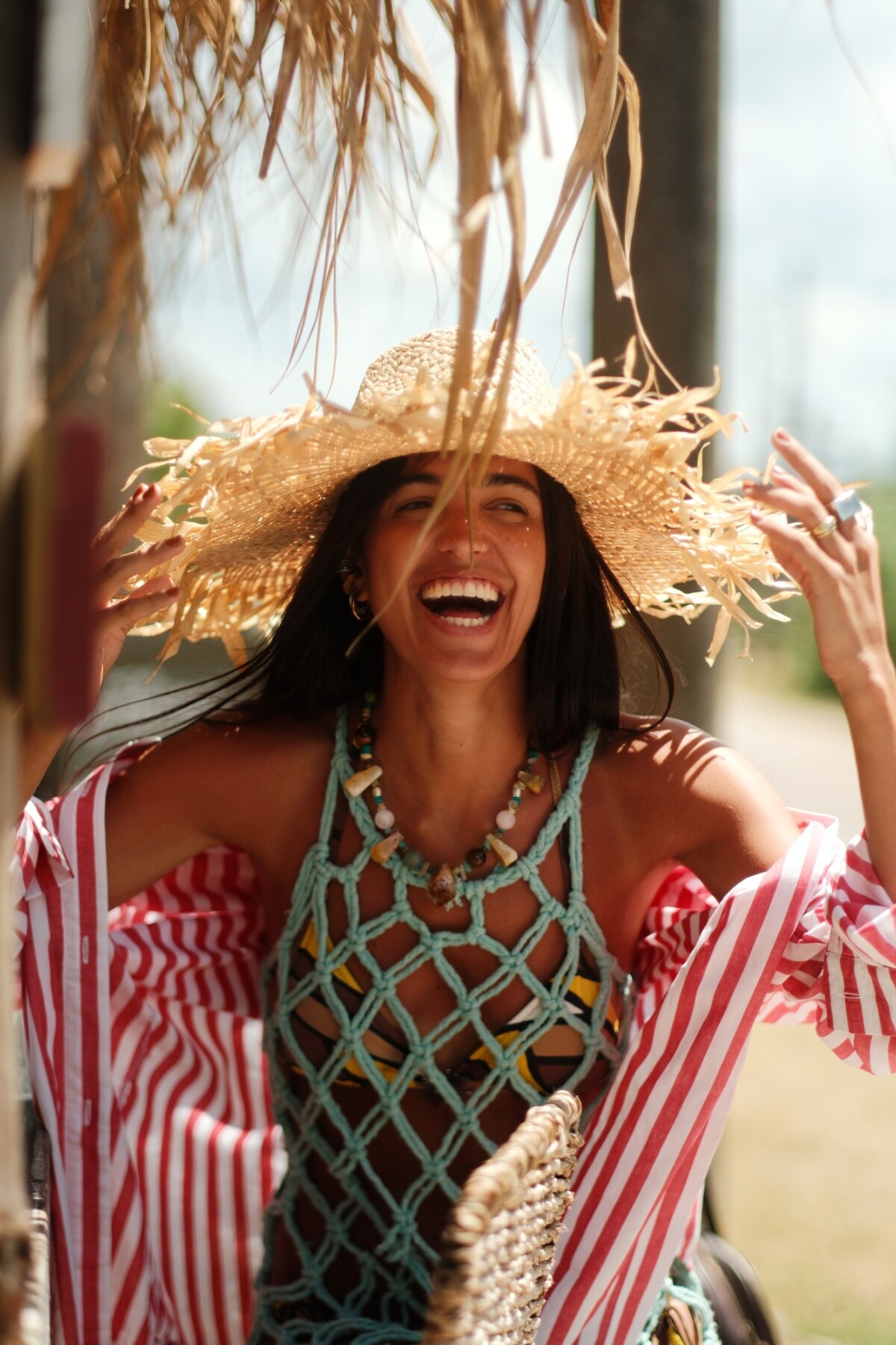 Sombrero Sun Nácar Beige