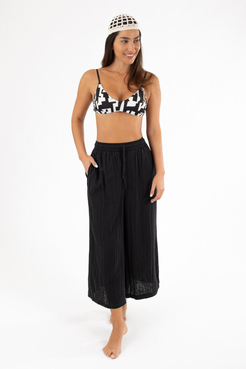 Pantalón tulum Negro
